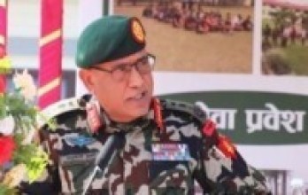 नेपाली सेनाको सङ्ख्या नेपाल सरकारले निर्धारण गर्ने हो : प्रधानसेनापति शर्मा  